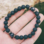 Load image into Gallery viewer, Moonstone Bead Bracelet - Becmella
