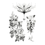 Load image into Gallery viewer, Black Roses Tattoo - Becmella
