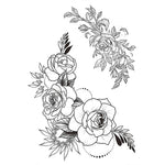 Load image into Gallery viewer, Black Roses Tattoo - Becmella
