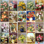 Load image into Gallery viewer, Oil Painting Flowers - Becmella
