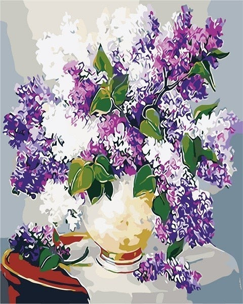 Oil Painting Flowers - Becmella