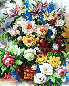 Oil Painting Flowers - Becmella