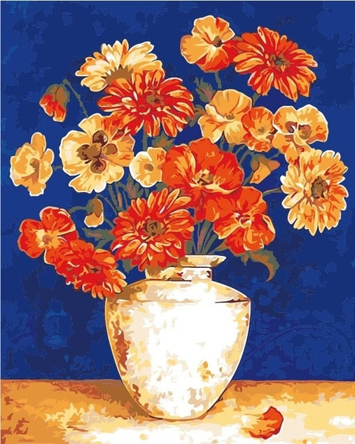 Oil Painting Flowers - Becmella