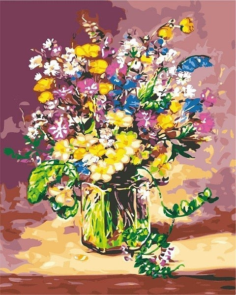 Oil Painting Flowers - Becmella