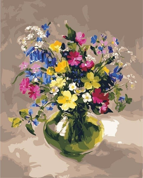 Oil Painting Flowers - Becmella