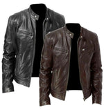 Load image into Gallery viewer, Vintage Leather Jacket - Becmella
