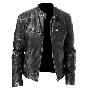 Vintage Leather Jacket - Becmella