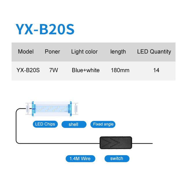 Aquarium LED Light - Becmella