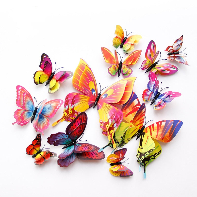 Wall Sticker 3D Butterfly - Becmella