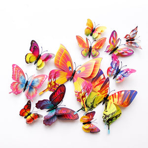 Wall Sticker 3D Butterfly - Becmella